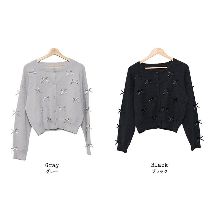 レディース カーディガン プレミアムヤーンリボンカーディガン | mili an deni | 詳細画像13 