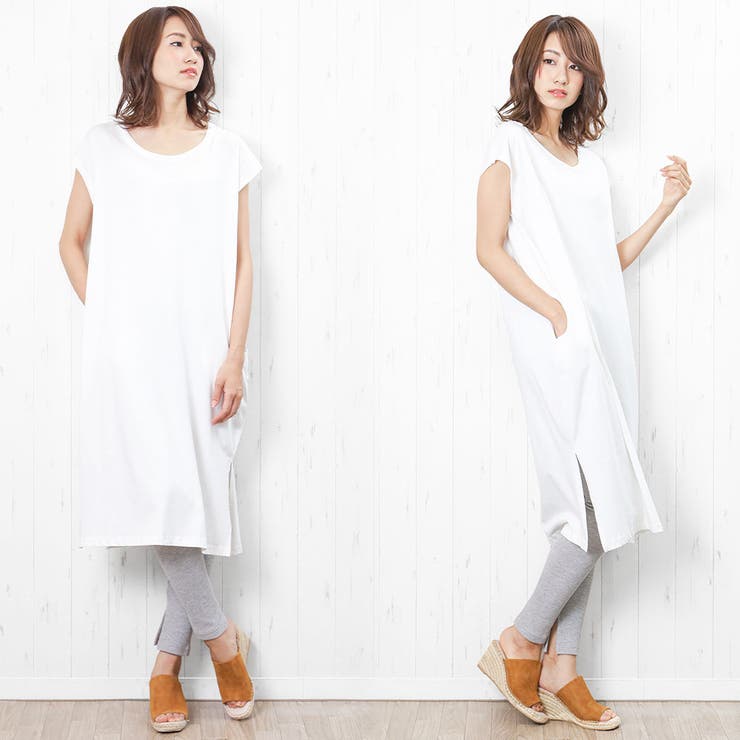 Tシャツ 綿100％ ノースリーブ | mili an deni | 詳細画像16 