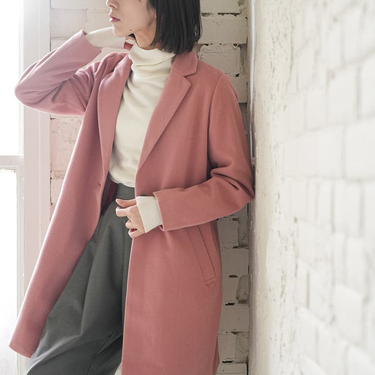 秋冬新作 チェスター ノーカラー | mili an deni | 詳細画像6 