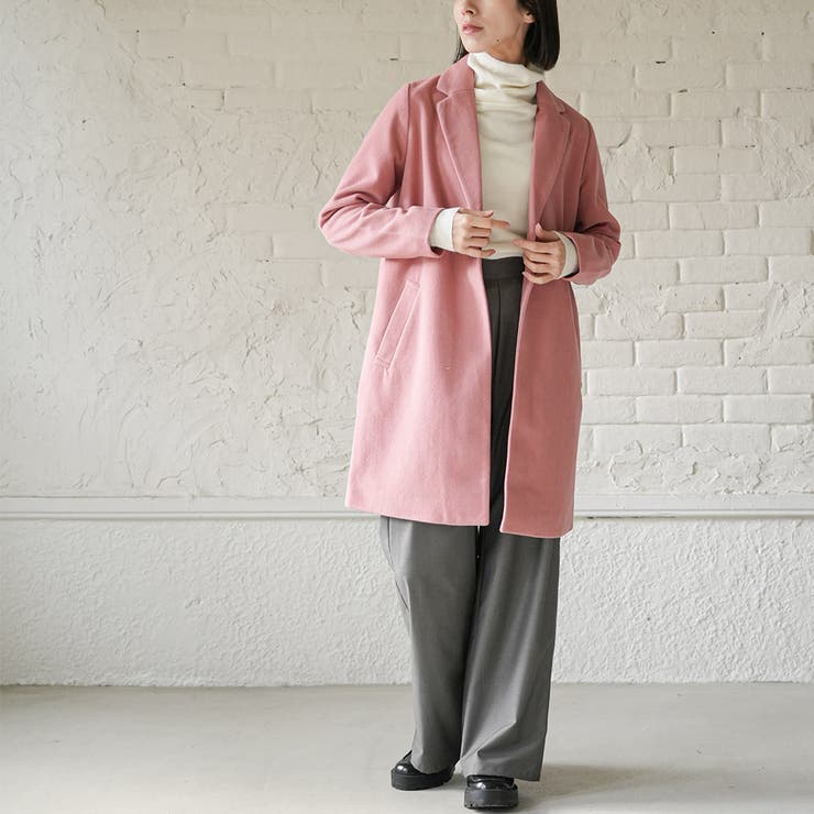 秋冬新作 チェスター ノーカラー | mili an deni | 詳細画像7 