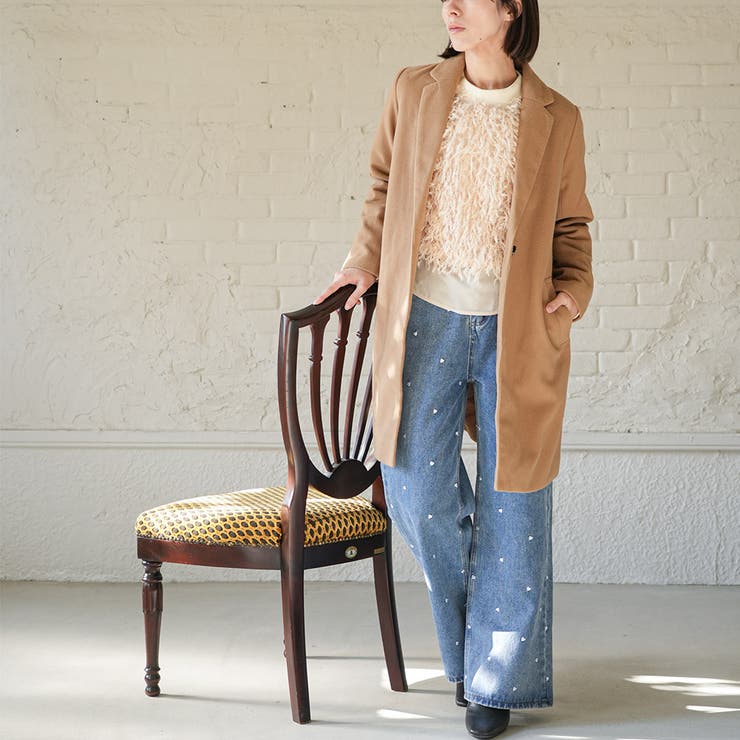 秋冬新作 チェスター ノーカラー | mili an deni | 詳細画像11 