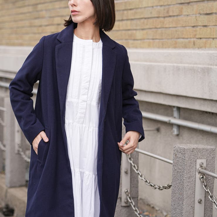 秋冬新作 チェスター ノーカラー | mili an deni | 詳細画像13 