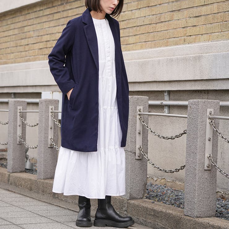 秋冬新作 チェスター ノーカラー | mili an deni | 詳細画像14 