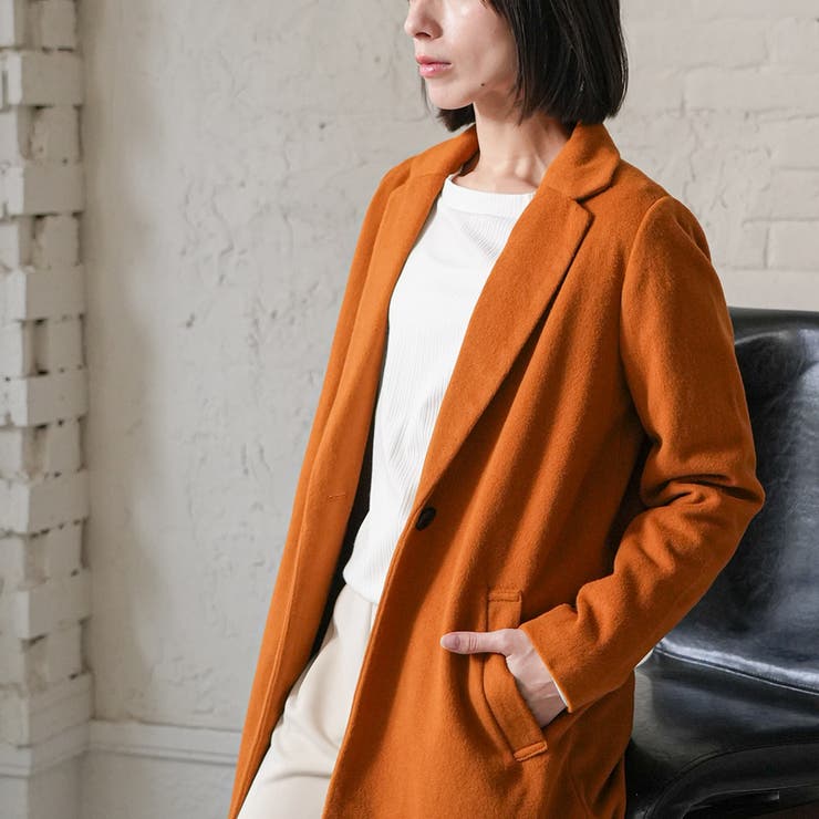 秋冬新作 チェスター ノーカラー | mili an deni | 詳細画像16 