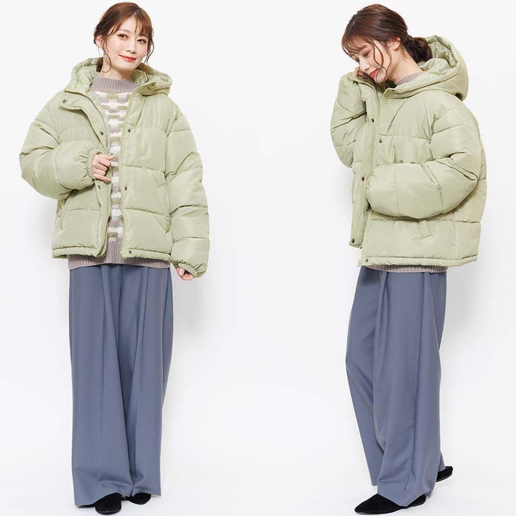 ボリュームフェイクダウンジャケット ジャンパー 長袖 | mili an deni | 詳細画像16 