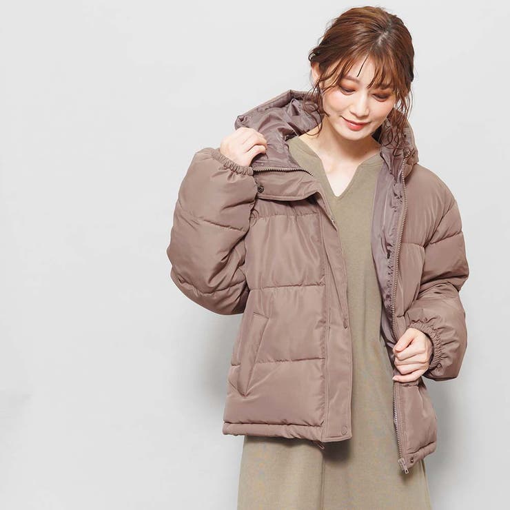 ボリュームフェイクダウンジャケット ジャンパー 長袖 | mili an deni | 詳細画像17 