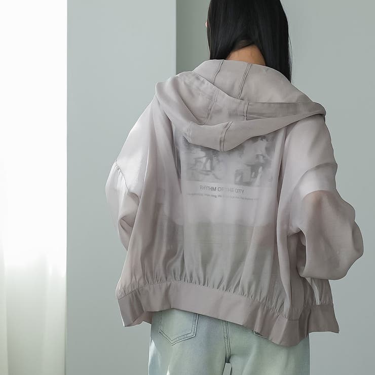 フード付きボリュームマウンテンパーカー マンパー パーカー | mili an deni | 詳細画像7 
