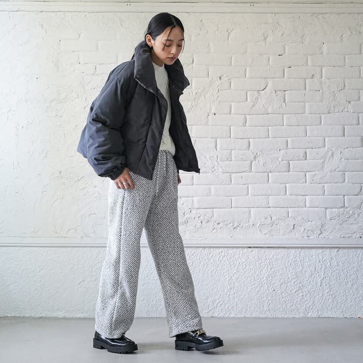 コーデュロイ中綿ブルゾン ボリュームスタンドカラー サイドポケット | mili an deni | 詳細画像15 