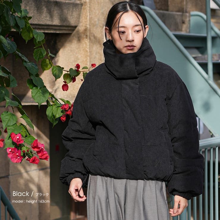 コーデュロイ中綿ブルゾン ボリュームスタンドカラー サイドポケット | mili an deni | 詳細画像16 