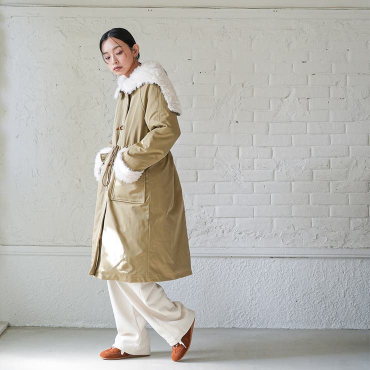 ケープフードダウンコート ダウンジャケット ファー | mili an deni | 詳細画像19 