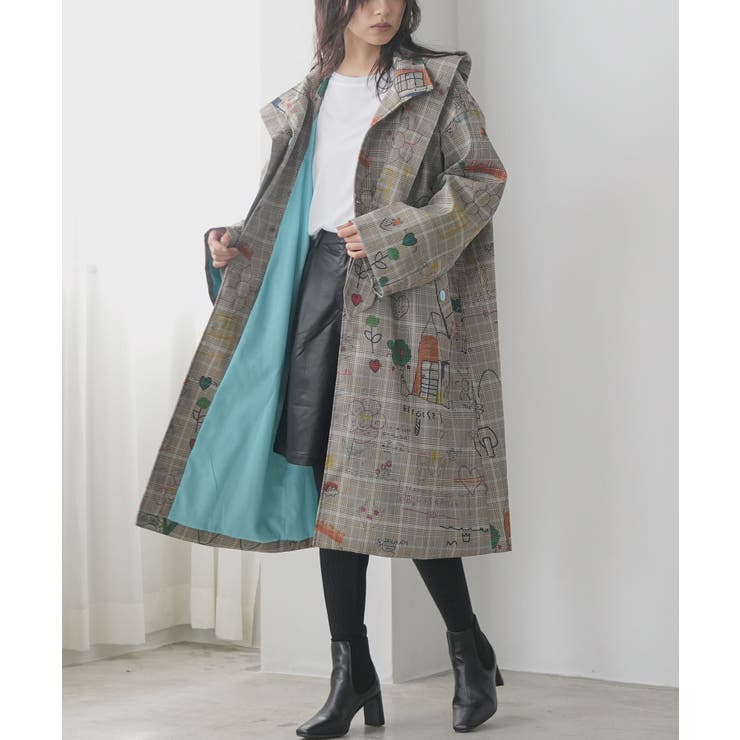 グレー | コート レディース ロングコート | mili an deni