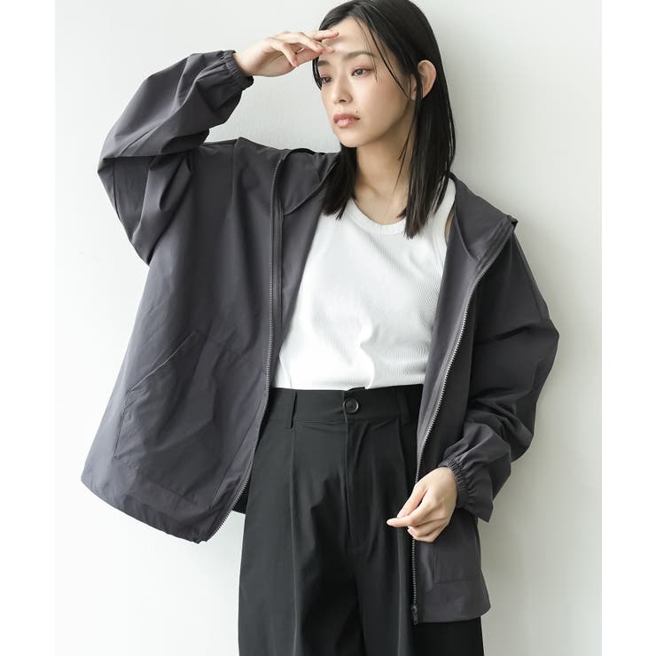 チャコール | ラッシュガードパーカー UVカット 吸水速乾 | mili an deni
