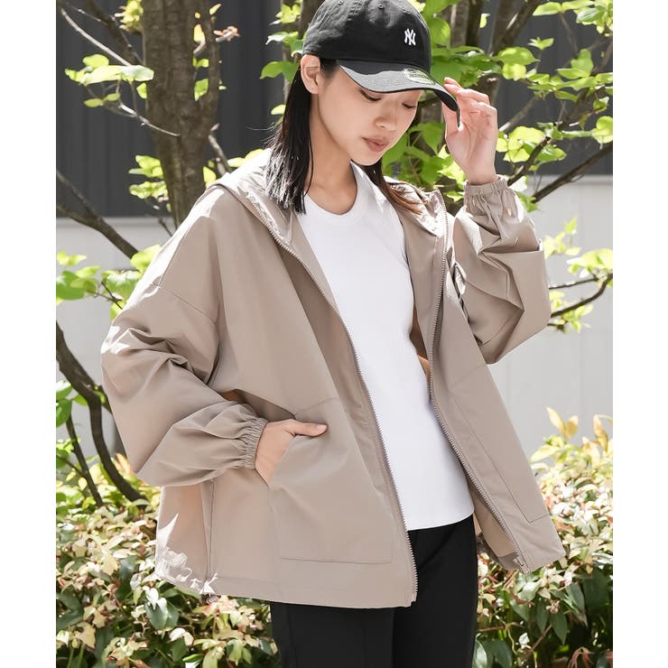グレージュ | ラッシュガードパーカー UVカット 吸水速乾 | mili an deni