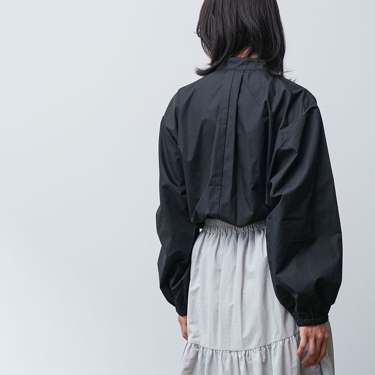 リボンタイブラウス バルーンスリーブ 長袖 | mili an deni | 詳細画像17 