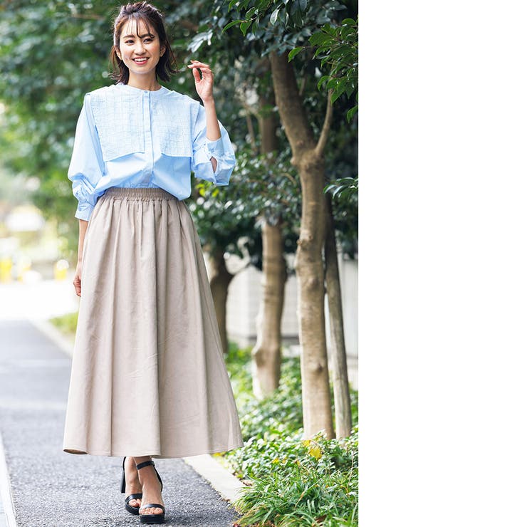 レースセーラーカラーブラウス サイドスリット 長袖 | mili an deni | 詳細画像13 