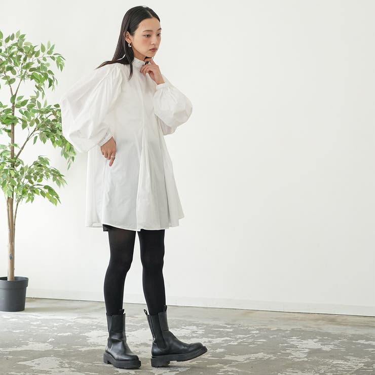 フロントツータックプルオーバー ブラウス 長袖 | mili an deni | 詳細画像10 