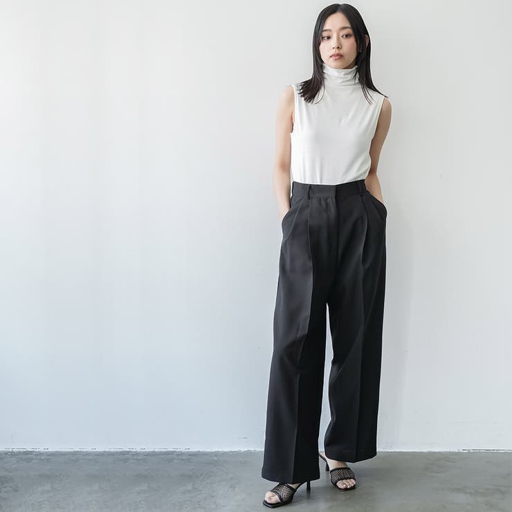 UVカット タートルネック ノースリーブ | mili an deni | 詳細画像8 