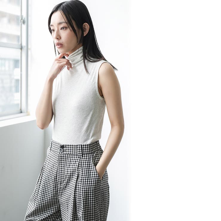 UVカット タートルネック ノースリーブ | mili an deni | 詳細画像10 