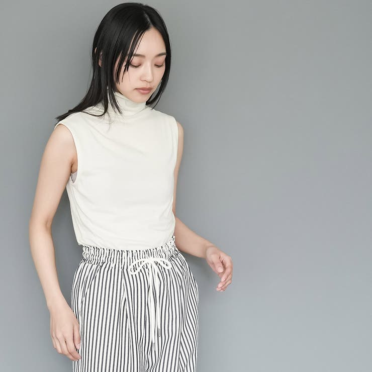 UVカット タートルネック ノースリーブ | mili an deni | 詳細画像22 