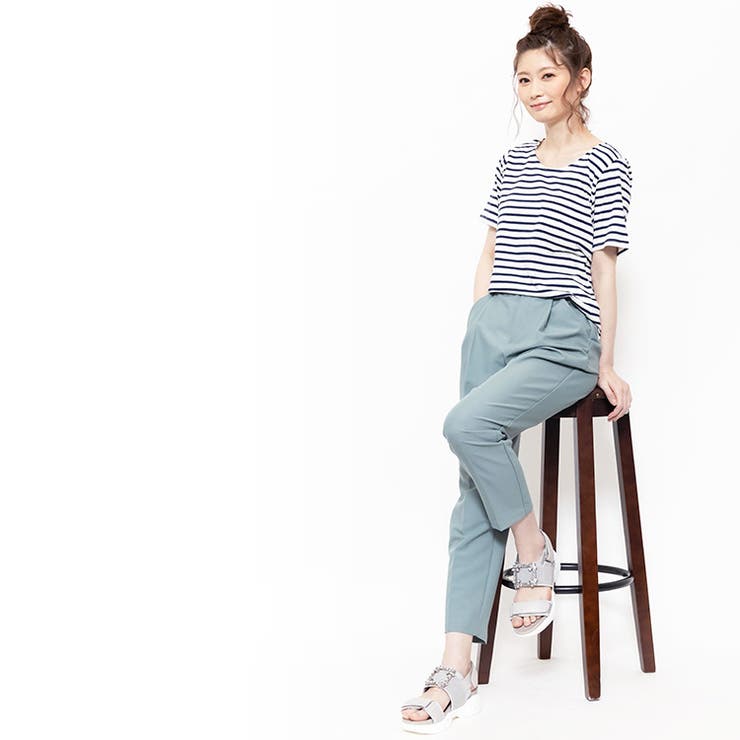 半袖 ボーダー カットソー | mili an deni | 詳細画像10 