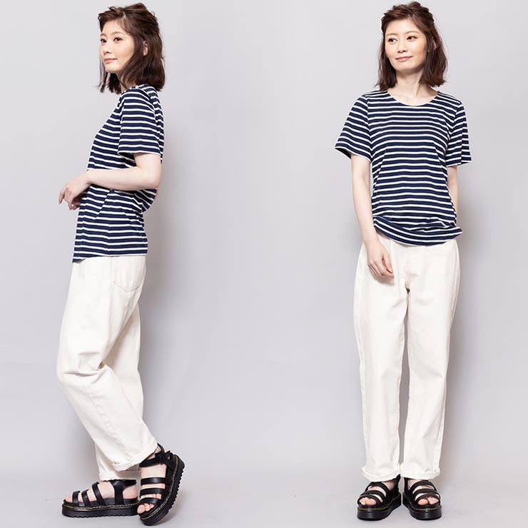 半袖 ボーダー カットソー | mili an deni | 詳細画像12 