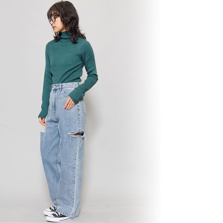 洗える ウォッシャブルリブニット プルオーバー | mili an deni | 詳細画像14 