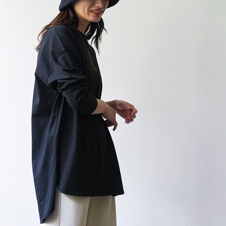 レイヤードTシャツ BIGTシャツ オーガニックコットン | mili an deni | 詳細画像10 