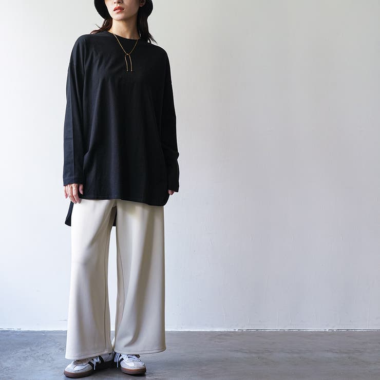 レイヤードTシャツ BIGTシャツ オーガニックコットン | mili an deni | 詳細画像12 