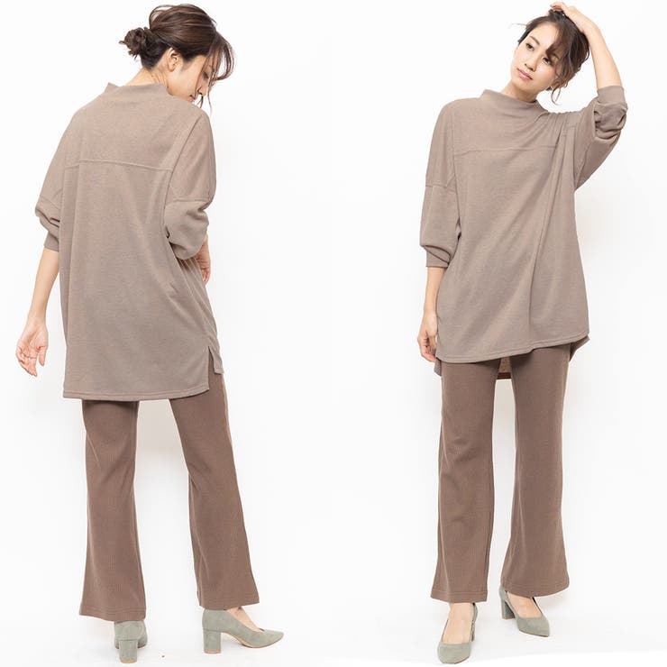 裏微起毛Tシャツ シアバター加工 長袖 | mili an deni | 詳細画像9 