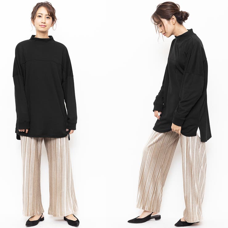 裏微起毛Tシャツ シアバター加工 長袖 | mili an deni | 詳細画像14 