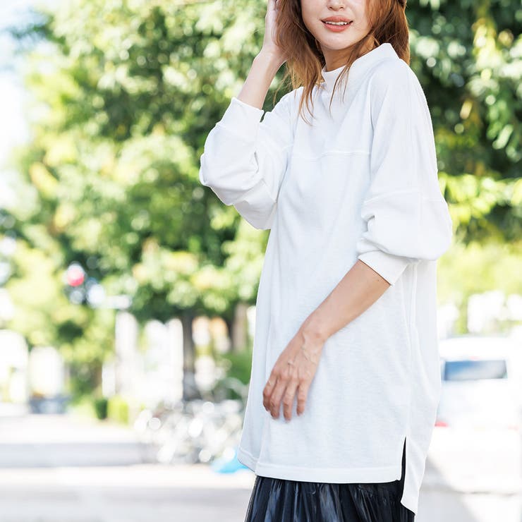 裏微起毛Tシャツ シアバター加工 長袖 | mili an deni | 詳細画像15 