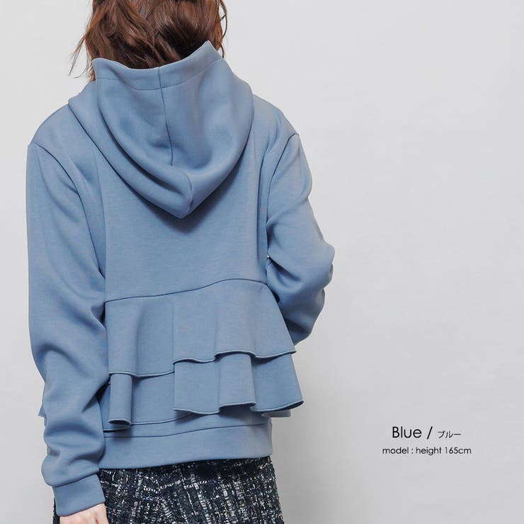 バックフリルプルオーバー フード プルオーバー | mili an deni | 詳細画像12 