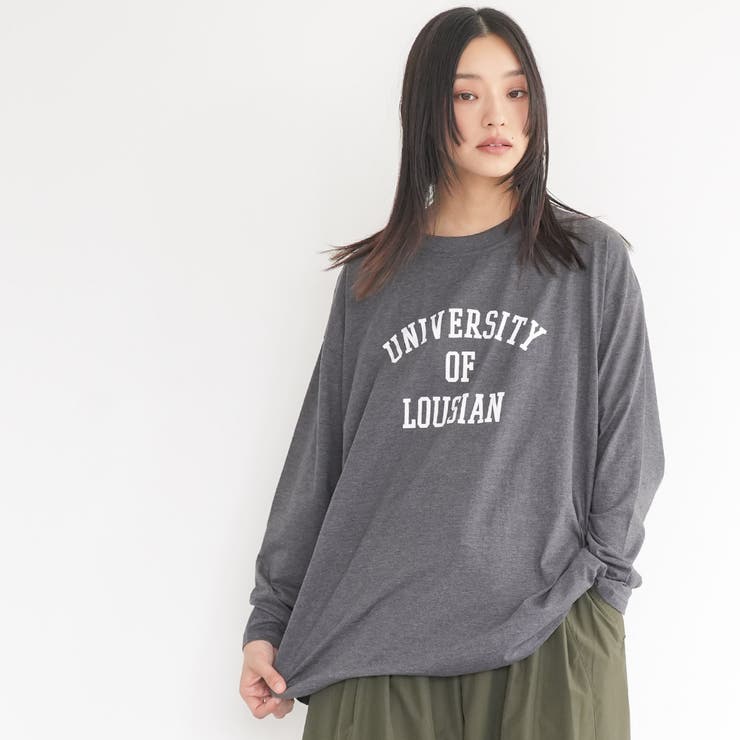 カレッジプリントロンT カレッジロゴ プリント | mili an deni | 詳細画像13 