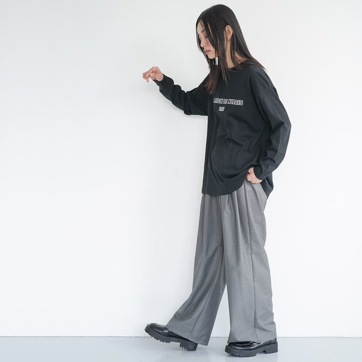 フレンチフォントロンT 前面プリント ロゴ | mili an deni | 詳細画像20 