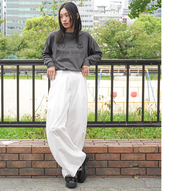 スポーティロゴロンT 前面プリント ユニフォーム風 | mili an deni | 詳細画像16 