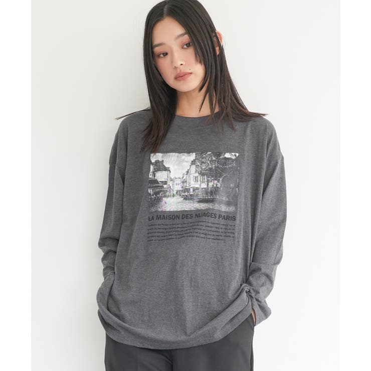 チャコール | フォトプリントロンT 前面プリント 風景 | mili an deni