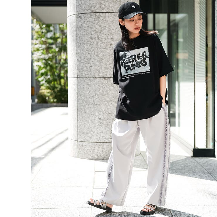 半袖フォトプリントTシャツ プリント コットン | mili an deni | 詳細画像19 