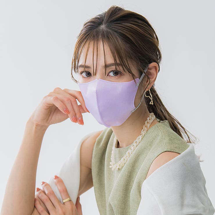 ラベンダー | 3Dマスク 立体 血色マスク 10枚入り | SUNSHINE CLOSET