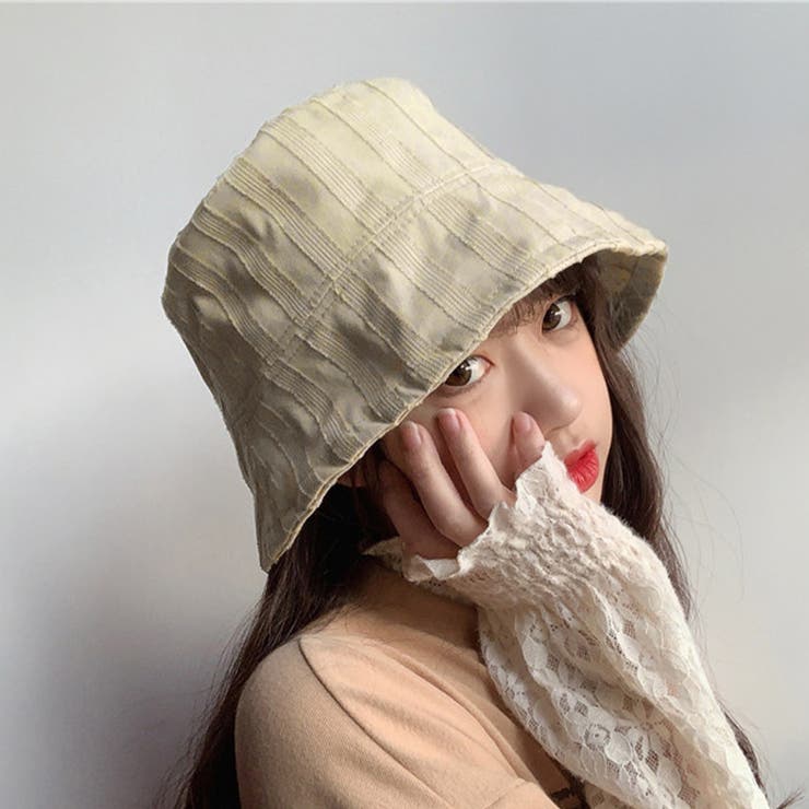 ベージュ | 両面着 バケットハット レディース | Miniministore