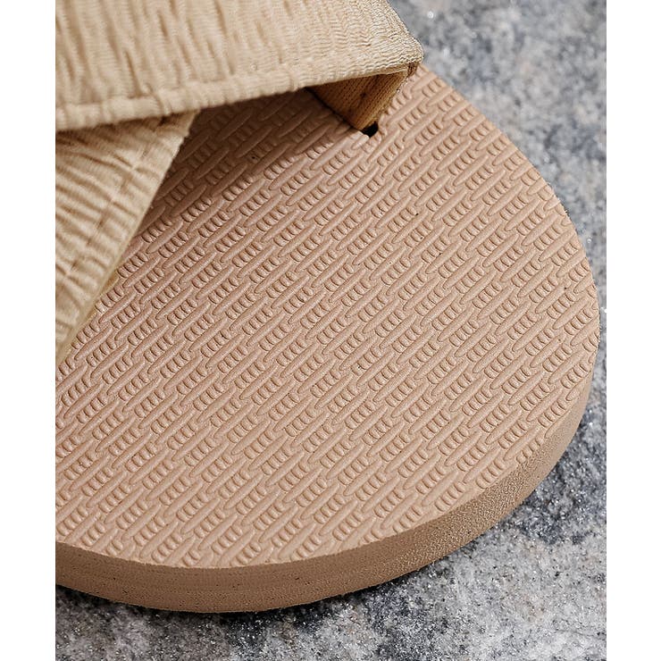 厚底サンダルジュート風クロスサンダル美脚 | Miniministore | 詳細画像25 