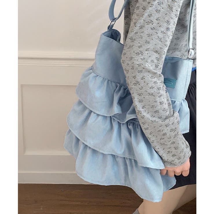 フリルショルダーバッグ ティアードバッグ | Miniministore | 詳細画像13 