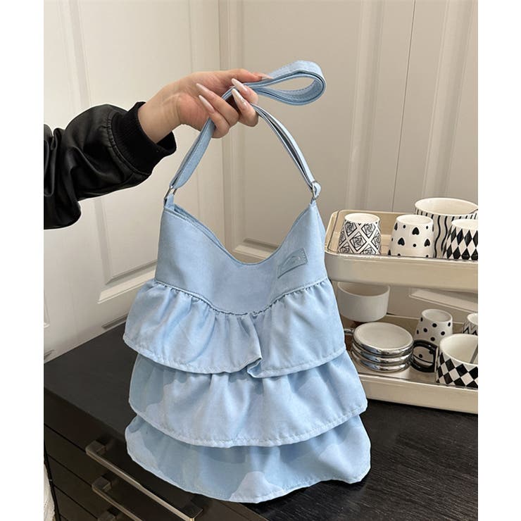 フリルショルダーバッグ ティアードバッグ | Miniministore | 詳細画像14 