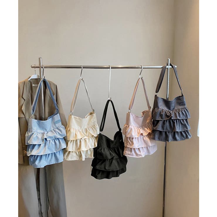 フリルショルダーバッグ ティアードバッグ | Miniministore | 詳細画像18 