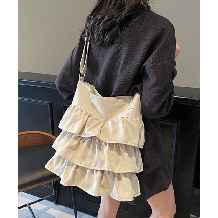 フリルショルダーバッグ ティアードバッグ | Miniministore | 詳細画像3 