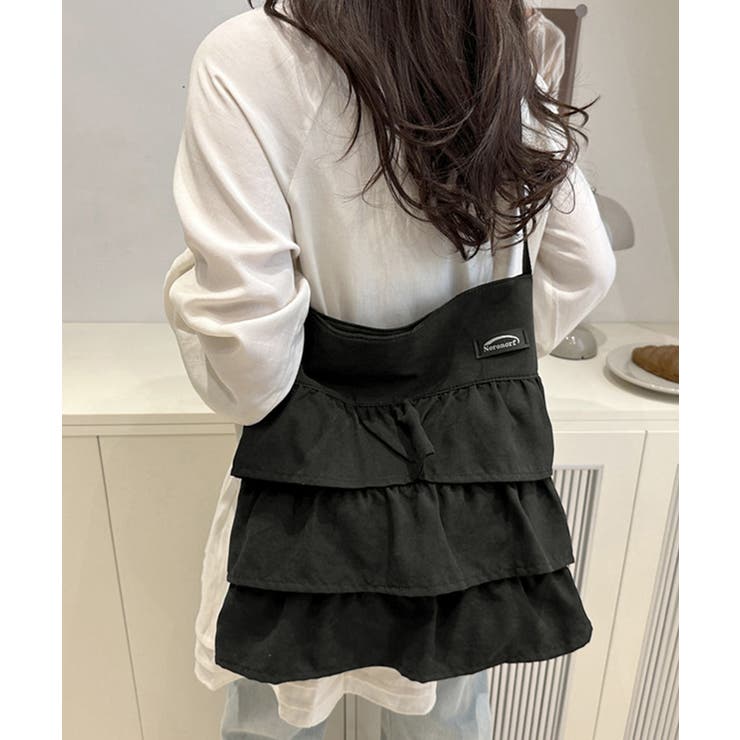 フリルショルダーバッグ ティアードバッグ | Miniministore | 詳細画像6 
