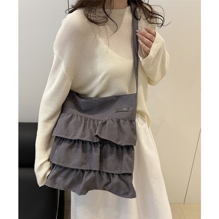 フリルショルダーバッグ ティアードバッグ | Miniministore | 詳細画像7 