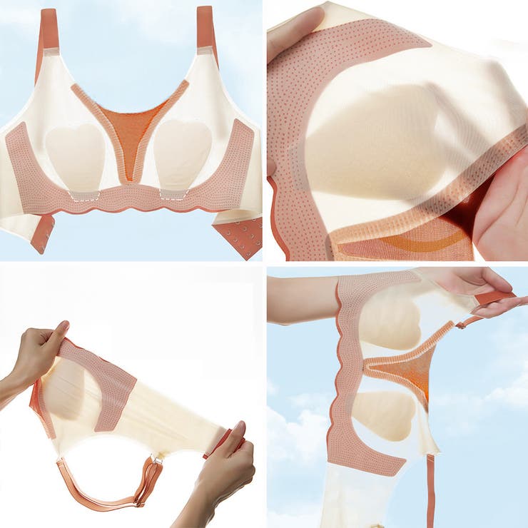 ワイヤレスブラ セクシー シームレスブラ | Miniministore | 詳細画像3 