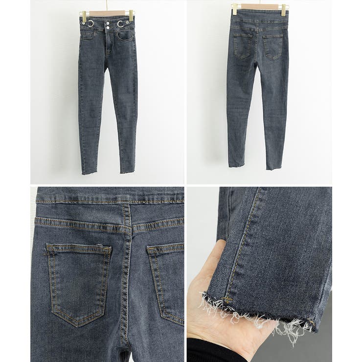 デニムパンツ ハイウエストタイトジーパン | Miniministore | 詳細画像17 