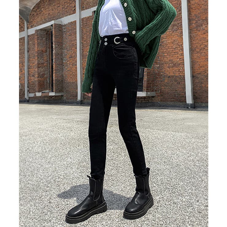 デニムパンツ ハイウエストタイトジーパン | Miniministore | 詳細画像6 