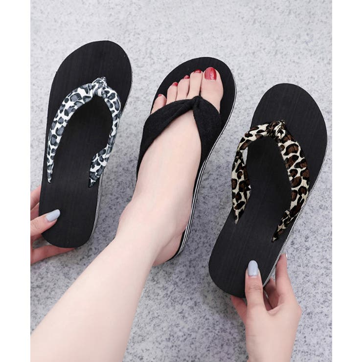 軽量 厚底トングサンダル レディース 夏 | Miniministore | 詳細画像15 